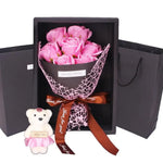 Forever Bloom Rose & Bear Gift Box
