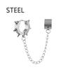Butterfly Zircon Clip Earrings