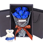 Forever Bloom Rose & Bear Gift Box